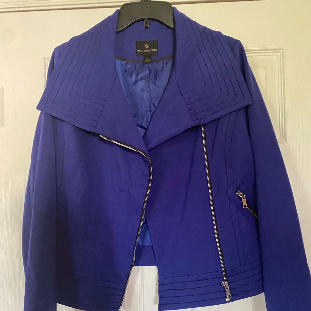 Brand New Royal Blue Worthington Jacket